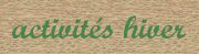 activit�s hiver