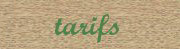 tarifs